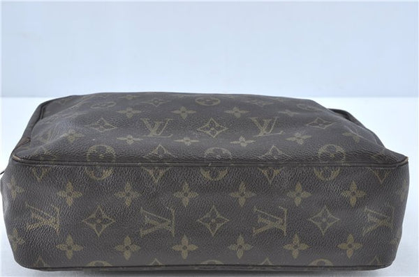 Auth Louis Vuitton Monogram Trousse Toilette 28 Clutch Hand Bag M47522 LV J1010