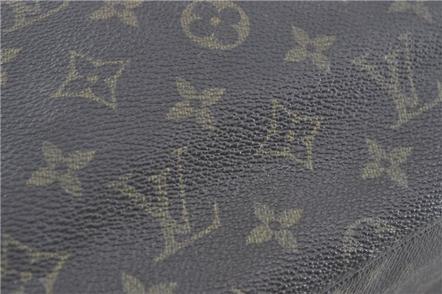 Auth Louis Vuitton Monogram Trousse Toilette 28 Clutch Hand Bag M47522 LV J1010