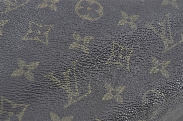 Auth Louis Vuitton Monogram Trousse Toilette 28 Clutch Hand Bag M47522 LV J1010