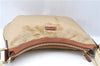 Auth GUCCI Shoulder Cross Body Bag Purse GG Nylon Leather 181092 Beige  J1012