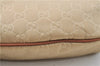 Auth GUCCI Shoulder Cross Body Bag Purse GG Nylon Leather 181092 Beige  J1012