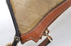 Auth GUCCI Shoulder Cross Body Bag Purse GG Nylon Leather 181092 Beige  J1012