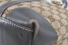 Auth GUCCI Lovely Heart Shoulder Tote Bag GG Canvas Leather 257069 Brown J1013