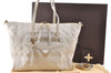 Authentic Louis Vuitton Monogram Empreinte Lumineuse PM Tote Bag White Box J1014