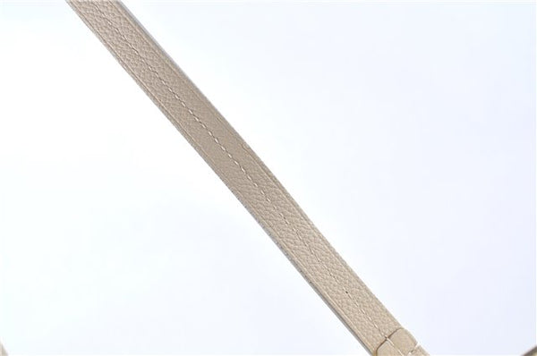 Authentic Louis Vuitton Monogram Empreinte Lumineuse PM Tote Bag White Box J1014