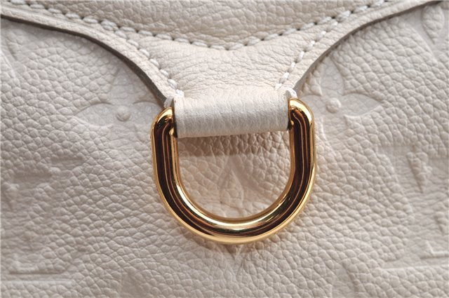 Authentic Louis Vuitton Monogram Empreinte Lumineuse PM Tote Bag White Box J1014