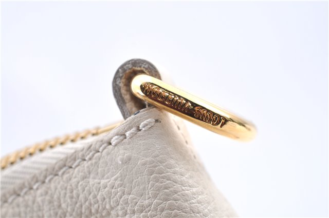 Authentic Louis Vuitton Monogram Empreinte Lumineuse PM Tote Bag White Box J1014