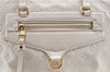 Authentic Louis Vuitton Monogram Empreinte Lumineuse PM Tote Bag White Box J1014
