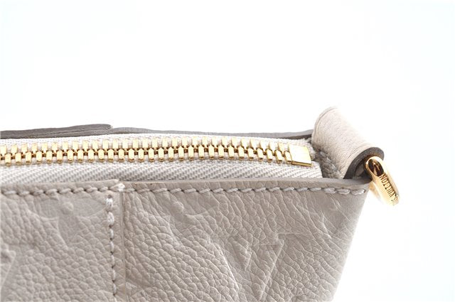 Authentic Louis Vuitton Monogram Empreinte Lumineuse PM Tote Bag White Box J1014