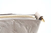 Authentic Louis Vuitton Monogram Empreinte Lumineuse PM Tote Bag White Box J1014