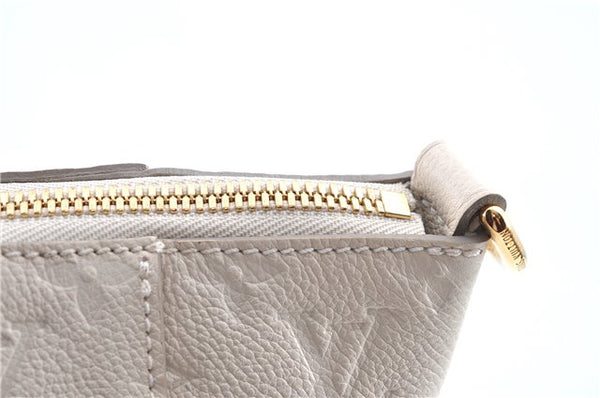 Authentic Louis Vuitton Monogram Empreinte Lumineuse PM Tote Bag White Box J1014