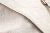 Authentic Louis Vuitton Monogram Empreinte Lumineuse PM Tote Bag White Box J1014