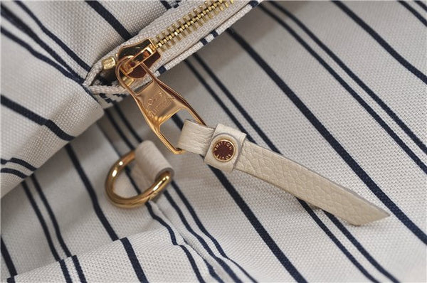 Authentic Louis Vuitton Monogram Empreinte Lumineuse PM Tote Bag White Box J1014