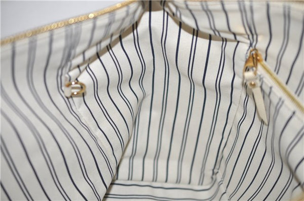 Authentic Louis Vuitton Monogram Empreinte Lumineuse PM Tote Bag White Box J1014