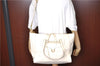 Authentic Louis Vuitton Monogram Empreinte Lumineuse PM Tote Bag White Box J1014