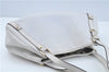 Authentic GUCCI Abbey Shoulder Tote Bag Leather 130736 White J1021