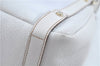 Authentic GUCCI Abbey Shoulder Tote Bag Leather 130736 White J1021