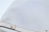 Authentic GUCCI Abbey Shoulder Tote Bag Leather 130736 White J1021