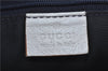 Authentic GUCCI Abbey Shoulder Tote Bag Leather 130736 White J1021