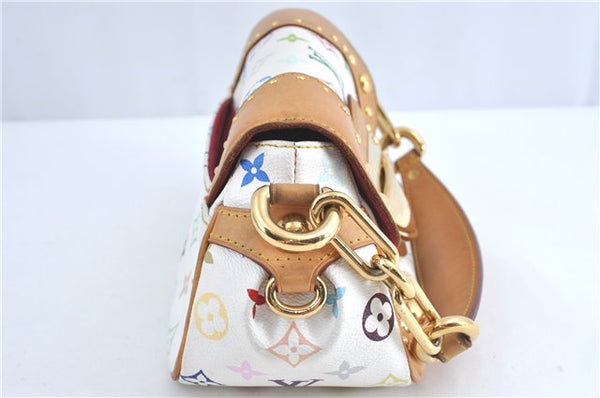 Auth Louis Vuitton Monogram Multicolor Marilyn Shoulder Bag M40127 White J1027