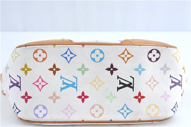 Auth Louis Vuitton Monogram Multicolor Marilyn Shoulder Bag M40127 White J1027