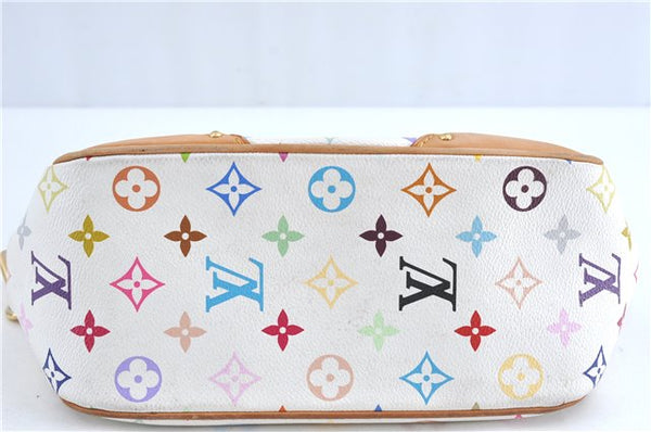 Auth Louis Vuitton Monogram Multicolor Marilyn Shoulder Bag M40127 White J1027