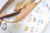 Auth Louis Vuitton Monogram Multicolor Marilyn Shoulder Bag M40127 White J1027