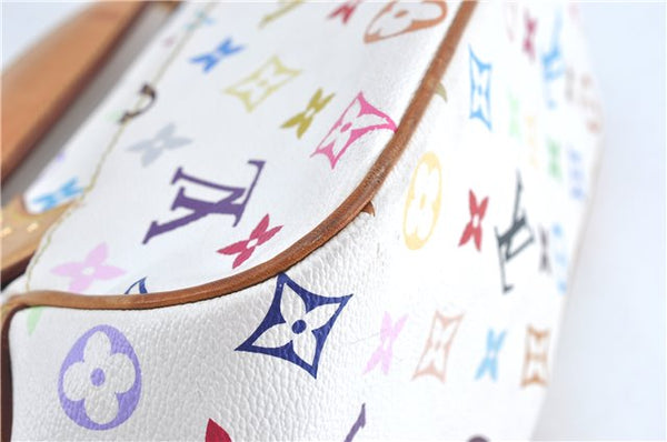Auth Louis Vuitton Monogram Multicolor Marilyn Shoulder Bag M40127 White J1027