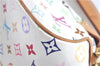 Auth Louis Vuitton Monogram Multicolor Marilyn Shoulder Bag M40127 White J1027