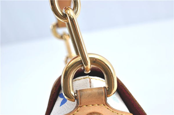 Auth Louis Vuitton Monogram Multicolor Marilyn Shoulder Bag M40127 White J1027