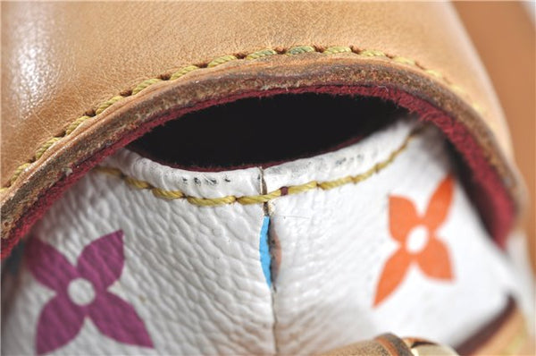 Auth Louis Vuitton Monogram Multicolor Marilyn Shoulder Bag M40127 White J1027