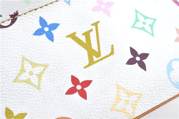 Auth Louis Vuitton Monogram Multicolor Marilyn Shoulder Bag M40127 White J1027