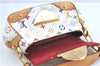 Auth Louis Vuitton Monogram Multicolor Marilyn Shoulder Bag M40127 White J1027