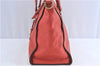 Auth Louis Vuitton Monogram Empreinte Lumineuse PM Tote Bag Red M40552 LV J1036
