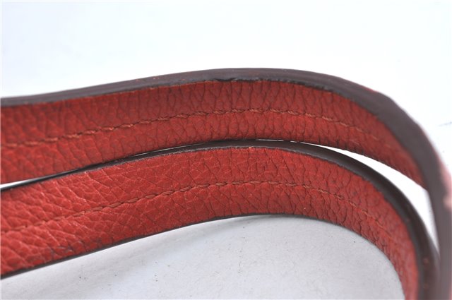 Auth Louis Vuitton Monogram Empreinte Lumineuse PM Tote Bag Red M40552 LV J1036