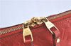 Auth Louis Vuitton Monogram Empreinte Lumineuse PM Tote Bag Red M40552 LV J1036