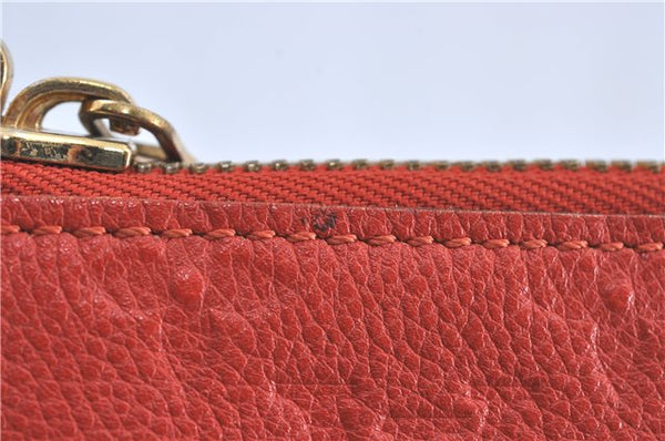 Auth Louis Vuitton Monogram Empreinte Lumineuse PM Tote Bag Red M40552 LV J1036