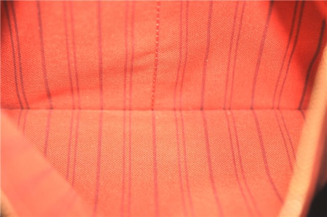 Auth Louis Vuitton Monogram Empreinte Lumineuse PM Tote Bag Red M40552 LV J1036