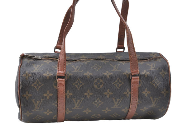 Authentic Louis Vuitton Monogram Papillon 30 Hand Bag Old Model LV J1037