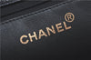 Authentic CHANEL Caviar Skin CC Logo Shoulder Tote Bag Black J1038