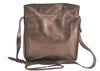 Authentic LOEWE Anagram Shoulder Cross Body Bag Purse Leather Brown Gold J1043