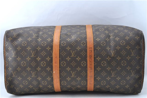 Authentic Louis Vuitton Monogram Keepall 55 Travel Boston Bag M41424 LV J1048