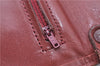 Authentic Cartier Must de Cartier Clutch Bag Purse Leather Bordeaux Red J1052