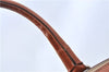 Authentic CELINE C Macadam Blason Pattern Hand Bag PVC Leather Brown J1053