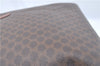 Authentic CELINE C Macadam Blason Pattern Hand Bag PVC Leather Brown J1053
