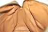 Authentic CELINE C Macadam Blason Pattern Hand Bag PVC Leather Brown J1053