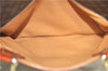 Authentic CELINE C Macadam Blason Pattern Hand Bag PVC Leather Brown J1053