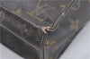 Authentic Louis Vuitton Monogram Sac Plat Hand Bag M51140 LV J1058