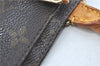 Authentic Louis Vuitton Monogram Sac Plat Hand Bag M51140 LV J1058