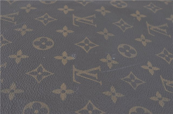 Authentic Louis Vuitton Monogram Sac Plat Hand Bag M51140 LV J1058